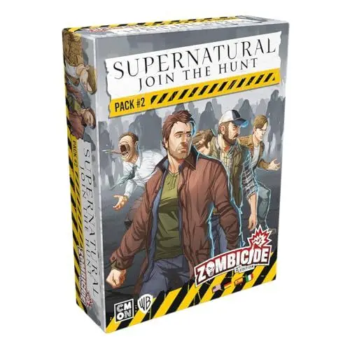 Produktbild: CMON, Zombicide 2. Edition – Supernatural: Join the Hunt Pack 2, Miniaturen-Erweiterung, Kennerspiel, Dungeon Crawler, 1-6 Spieler, Ab 14+ Jahren, 60 Minuten, Deutsch, Mehrsprachig