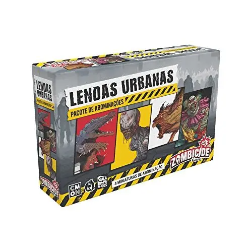Produktbild: CMON, Zombicide 2. Edition – Urban Legends, Erweiterung, Kennerspiel, Dungeon Crawler, 1-6 Spieler, Ab 14+ Jahren, 60+ Minuten, Deutsch, Mehrsprachig