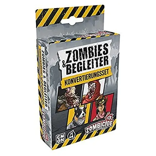 Produktbild: CMON, Zombicide 2. Edition – Zombies und Begleiter Konvertierungsset, Erweiterung, Kennerspiel, Dungeon Crawler, 1-6 Spieler, Ab 12+ Jahren, 60+ Minuten, Deutsch