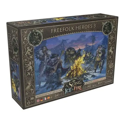 Produktbild: CMON, A Song of Ice & Fire – Helden des Freien Volks 3, Erweiterung, Tabletop, 2 Spieler, Ab 14+ Jahren, 45-60 Minuten, Deutsch, Mehrsprachig