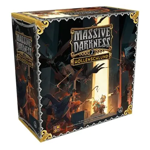 Produktbild: CMON, Massive Darkness 2 – Höllenschlund, Grundspiel, Kennerspiel, Dungeon Crawler, 1-6 Spieler, Ab 14+ Jahren, 120 Minuten, Deutsch, Mehrfarbig, Bunt