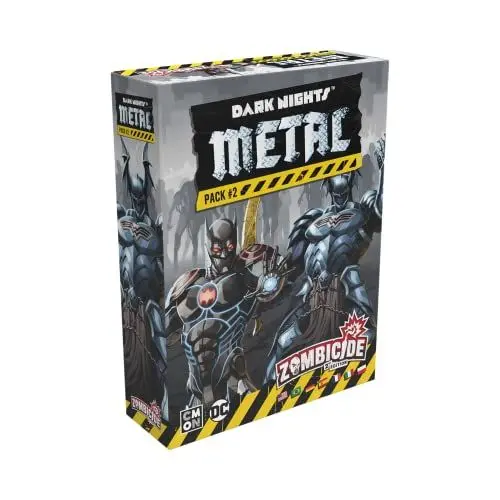 Produktbild: CMON, Zombicide 2. Edition – Batman Dark Nights Metal Pack 2, Miniaturen-Erweiterung, Kennerspiel, Dungeon Crawler, 1-6 Spieler, Ab 14+ Jahren, 60 Minuten, Deutsch, Mehrsprachig