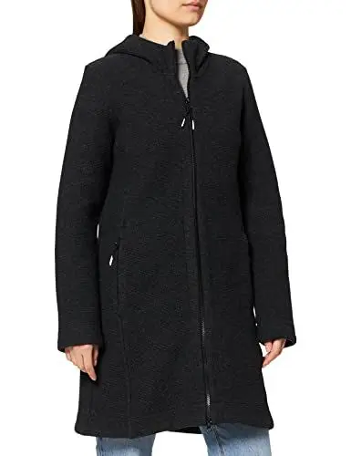 Produktbild: CMP - Damen-Wollparka mit fester Kapuze, Kohle Mel.-Schwarz, D40