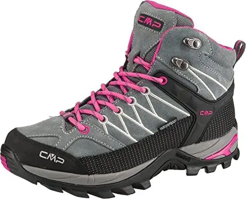 Produktbild: CMP Damen Rigel Mid Wmn Shoe Wp Trekking Wanderhalbschuhe, Grey Fuxia Ice, 37 EU