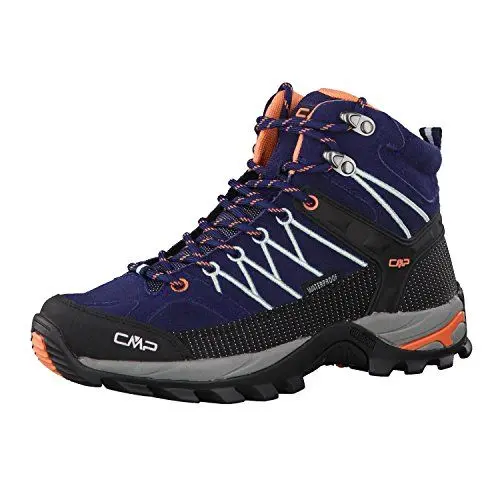 Produktbild: CMP Damen Rigel Mid Wmn Trekking Shoe Wp Walking-Schuh, Blue Jade Peach, 43 EU