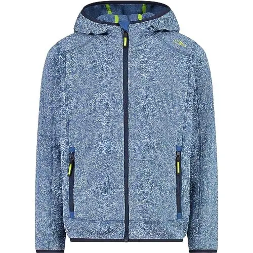 Produktbild: CMP ERROR:#N/A Kinder-knit-tech-jacke Knit-Tech Kinder Jacke Mit Fester Kapuze, Staubiger Blauer Stein, 152 EU