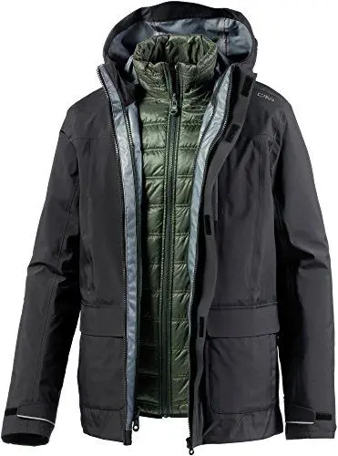 Produktbild: CMP Herren Doppeljacke Jacke, Antracite, 50