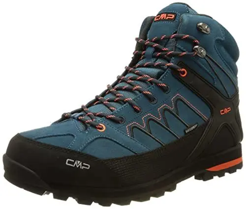 Produktbild: CMP Herren Moon MID Trekking WP Walking Shoe, DEEP Lake-Antracite, 44 EU, 31Q4797