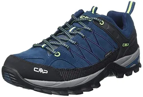 Produktbild: CMP Herren Rigel Low Shoes Wp Trekking-Schuhe, Blue Ink Yellow Fluo, 41 EU