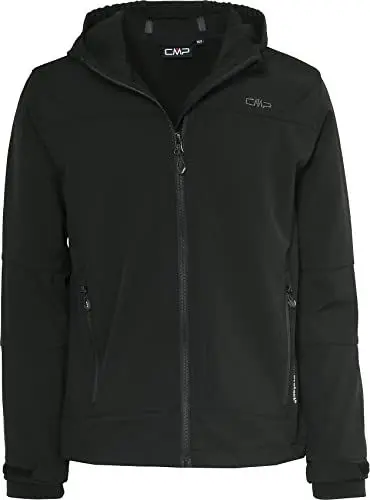 Produktbild: CMP Jungen Softshelljacke Für Kinder Kapuzen Jacke, Schwarz, 164 EU