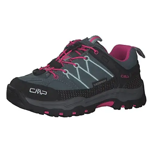 Produktbild: CMP Kids Rigel Low Trekking Shoes Wp Unisex Kinder Trekking-Schuhe, Mineral Green Purple Fluo, 34 EU