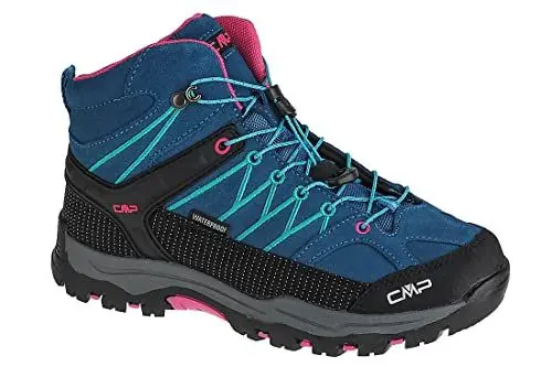Produktbild: CMP Unisex Kinder Kids Rigel Mid Trekking Shoes Wp Trekking-Schuhe, Deep Lake Baltic, 35 EU