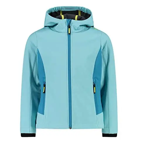 Produktbild: CMP Mädchen Softshelljacke Für Kinder KID G JACKET FIX HOOD, Wassersee, 164 EU