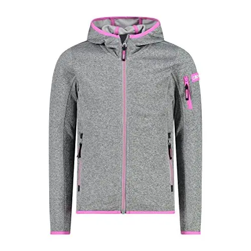 Produktbild: CMP Mädchen Technology Softshelljacke mit ClimaProtect WP 7.000 Technologie, Girl, Gloss-Erdbeere, 164, eisbeton, 110