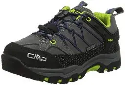 Produktbild: CMP Kids Rigel Low Trekking Shoes Wp Unisex Kinder Trekking-Schuhe , Grau Blau Graffite Marine, 34 EU