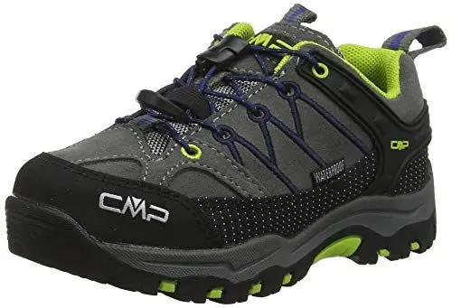 Produktbild: CMP Kids Rigel Low Trekking Shoes Wp Unisex Kinder Trekking-Schuhe , Grau Blau Graffite Marine, 34 EU
