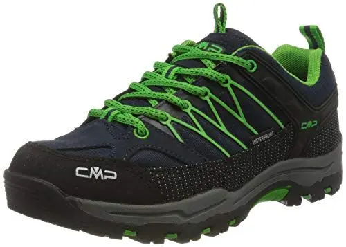 Produktbild: CMP Unisex Kinder Kids Rigel Low Shoes Wp Trekking-Schuhe, Blau Grün B Blue Gecko, 39 EU