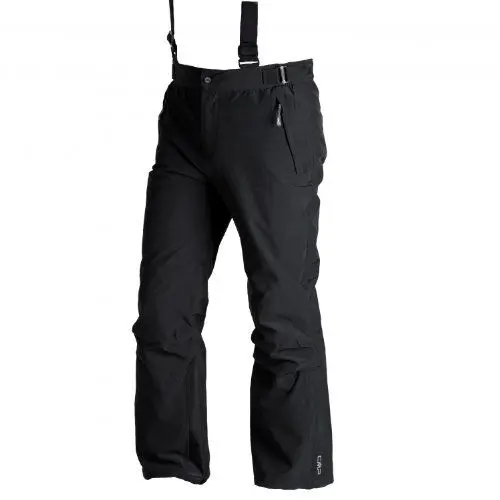 Produktbild: CMP - Bequeme, lange Stretch-Ski-Latzhose für Herren, Schwarz, C106
