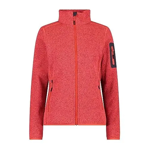 Produktbild: CMP Damen Damenjacke Fleecejacke, Mohnrot Fluo-anthrazit, 40 EU