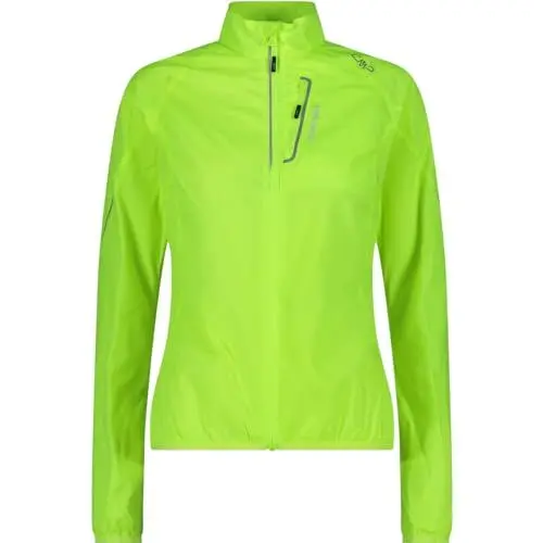 Produktbild: CMP – F.lli Campagnolo Damen Jacke Ultraleichte, winddichte und wasserabweisende Jacke, Yellow Fluo, D38, 3C46776T