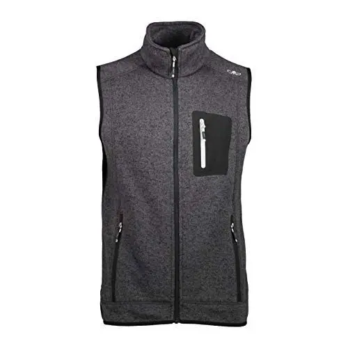 Produktbild: CMP - Herren-Knit-Tech-Weste, Schwarzer Gletscher, 54