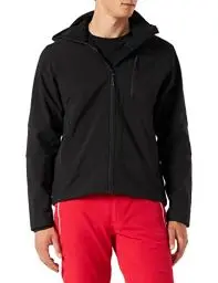 Produktbild: CMP - Herren-Softshelljacke mit abnehmbarer Kapuze, Schwarz, 54