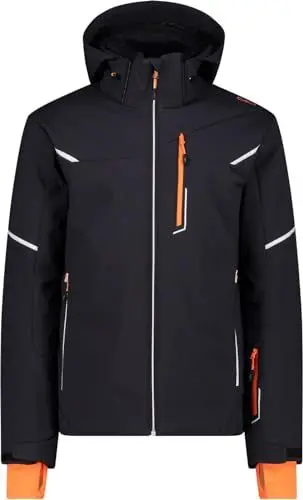 Produktbild: CMP - Herrenjacke mit Kapuze und Reißverschluss, Anthrazit, 52