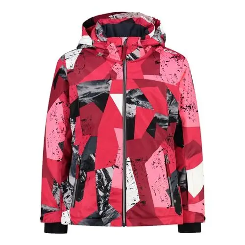 Produktbild: CMP - Kid G Kapuzenjacke mit Druckknöpfen, Fuxia-Anemone-Glanz, 128
