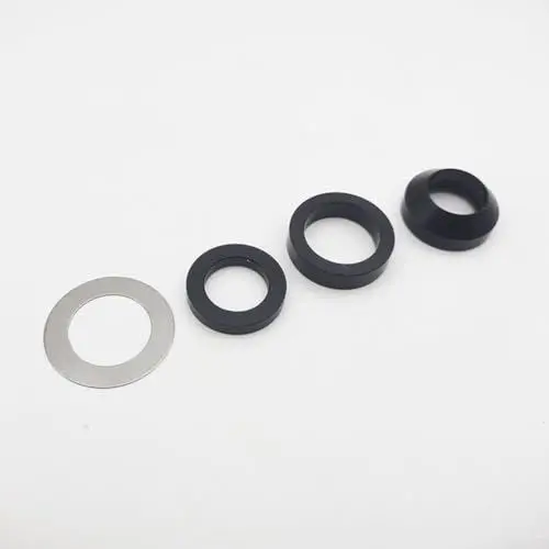 Produktbild: CNANRNANC Essential Steckachsen-Unterlegscheiben-Set für Fahrradnaben M12 x 37, 5 mm, M15 x 0, 25 mm, Schwarz (M15 x 5 mm), X76BH9Q816AYCFK2O4PYKMC795O