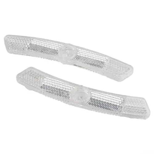 Produktbild: CNANRNANC Verbessert die Sichtbarkeit auf Mountainbikes, langlebige Speichenreflektoren (weiß), BJ03U6PTH0EG5GW3F54783