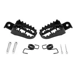Produktbild: CNC Fußrasten Restpedal Fußrasten | 2 Stück Motorrad Fußrasten Pedale Rest Fußstütze für PW50 PW80 TW200 PW 50 80 TW 200 Dite Bike
