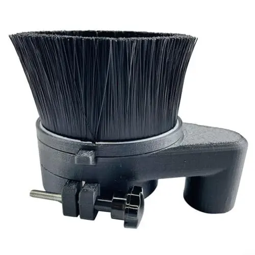 Produktbild: CNC-Spindelbürste, 52 mm, 65 mm, 80 mm, CNC-Spindelbürste, Arbeitstischreiniger, Graviermaschine, Staubsammlerabdeckung für Holzbearbeitungsmaschinen (80 mm)