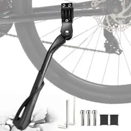 Produktbild: CNMTCCO Fahrradständer 24-29 Zoll einstellbare Höhe hinten Seite Universal Fahrradständer Unterstützung Aluminium Fahrrad Kick Stand für Fahrrad Mountainbike Rennrad