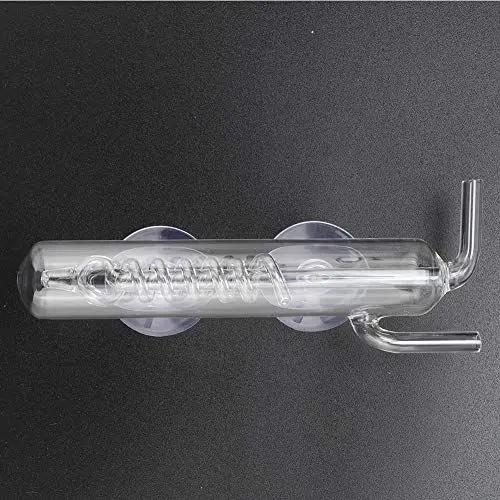 Produktbild: CO2 Diffusor Aquarium, Aquarium Blasenzähler Aquarium Blasenzähler Hochtransparentes Kristallglas Aquarium Blasenzähler Glas Spiralregler Diffusor für Aquarium