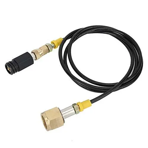 Produktbild: CO2 Schlauch Kit, Soda Maker Tank Direktadapter 1,5m CO2 Adapter Hochdruckschlauch, Kompatibel mit europäischem CO2-Tankanschluss DIN477