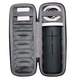 Produktbild: co2CREA Hart reiseschutzhülle case Tasche für Ultimate Ears UE Boom 4/Boom 3 Bluetooth Lautsprecher,Nur hülle (Schwarz hülle+Innens Grau, Schwarz hülle+Innens Grau)