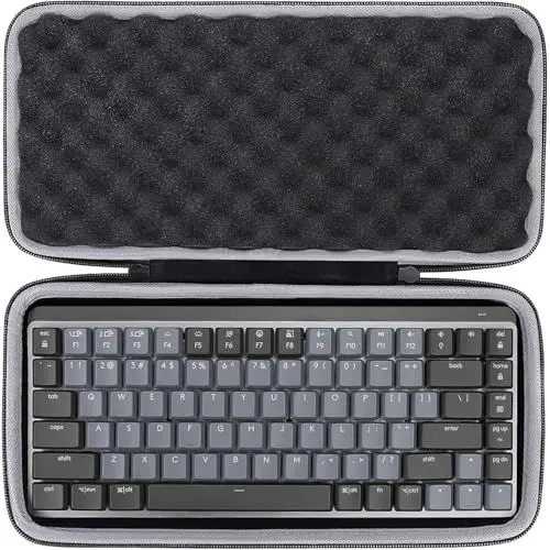 Produktbild: co2CREA case Harte reiseschutzhülle Etui Tasche für Logitech MX Mechanical Mini Wireless Illuminated Keyboard,Nur Tasche