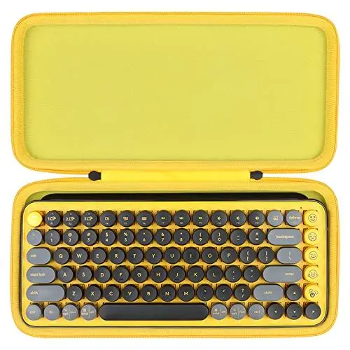Produktbild: co2CREA case Harte reiseschutzhülle Etui Tasche für Logitech POP Keys/POP ICON Keys Mechanische kabellose Tastatur, Nur Tasche