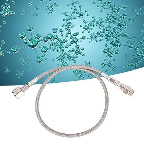 Produktbild: Co2-Soda-Schlauch für Tankadapter Hochdruck für G1 für 1M Soda-Schlauchschlauch Cga320 Wasserschlauch mit Adapterschlauch Bewässerung für Schläuche (1 Meter silbernes Sodarohr