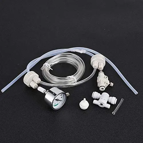 Produktbild: Diy Co2 Generator System Kit Diy Co2-System Für Aquarium, Pflanze, Co2-Generator, Mit Druckprüfer Und Luftstromkontrollventil, Kokosflasche, Backpulver