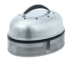 Produktbild: COBB Holzkohlegrill Supreme Deluxe 2.0 (Grill Maße 50x36 cm, inkl. Deckel + Grillplatte, großer Grill, für 12 Personen, Tischgrill, Kompakt Grill, für BBQ/Camping) 600-1