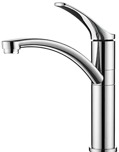 Produktbild: Cobbe Wasserhahn Küche, Küchenarmatur mit Auslauf Höhe 223 mm, Spültischarmatur Küche küchenarmaturen, Armatur Küche 360° Schwenkbar, Mischbatterie Küche, Chrom