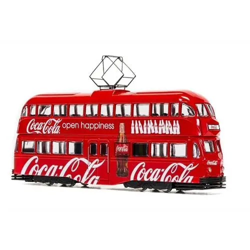 Produktbild: Coca Cola Doppeldecker-Straßenbahn, Open Happiness, Rot