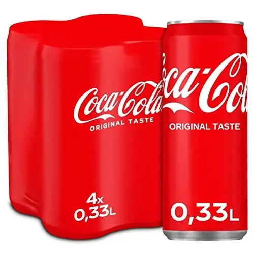 Produktbild: Coca-Cola, 4 x 330 ml Dose