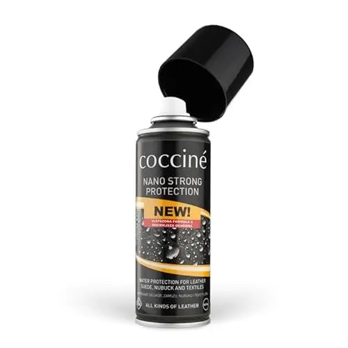Produktbild: Coccine - Imprägnierspray Schuhe Nano Strong Protection, Impregnierungsspray Schuhe, Universal Imprägnol Spray für Leder, Textilien, Nubukleder und Velours, Schuh Imprägnieren Farblos - 230ml