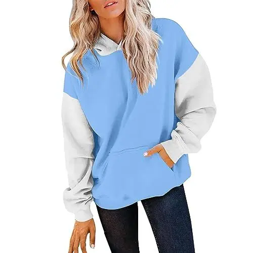 Produktbild: Cocila Alle Angebote Aktuell Heute Damen Hoodie Dunkelgruen Stitch Pullover Oversize Laessige Oberteile Mit Kapuze Damen Damen Sweatshirt Warm Sweatjacke Damen Tailliert Fit My Orders