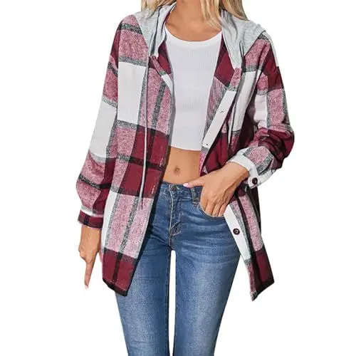 Produktbild: Cocila Black of Friday Angebote 2024 Damen Damen Mantel Elegant Damen Winterjacke Parka Trenchcoat Damen Kurz Frühling Regenjacke Damen Atmungsaktiv Mantel Creme Damen Bestellung Sale Angebote