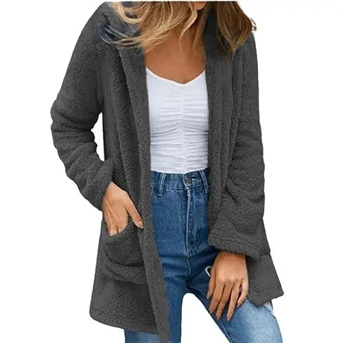 Produktbild: Cocila Black of Friday Angebote 2024 Damenmode Softshellmantel Damen Outdoor Parka Damen Winter Trenchcoat Jacke Damen Kurz Strickjacken Für Damen Baumwolle Meine Bestellungen Anzeig