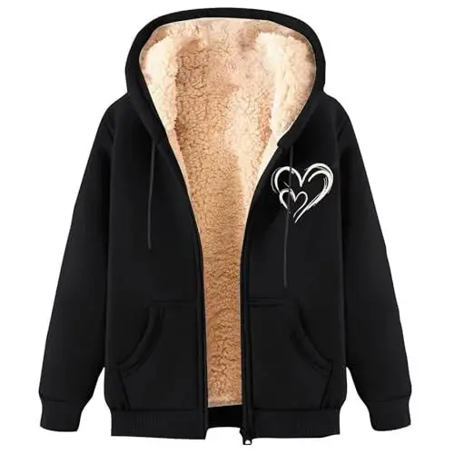 Produktbild: Cocila Black of Friday Angebote 2024 Drucker Elegante Damen Mantel Daunenparka Damen Winter Trenchcoat Winter Damen Blue Wave Jacke Damen Damen Regenmantel Wasserdicht Sale Angebote Top Damen Sale