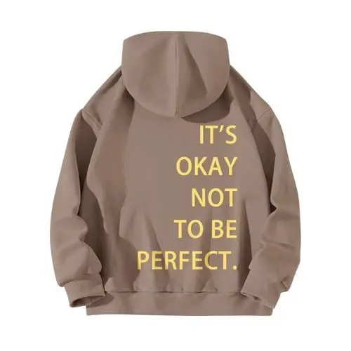 Produktbild: Cocila Damen Hoodie mit Kapuze Nirvana Sweatshirt Lang Oversize Winterjacke Übergröße Black